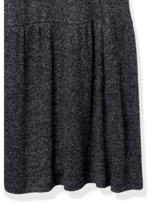Amazon Brand - Daily Ritual Women's Cozy Knit Rib Tiered Tank Dress