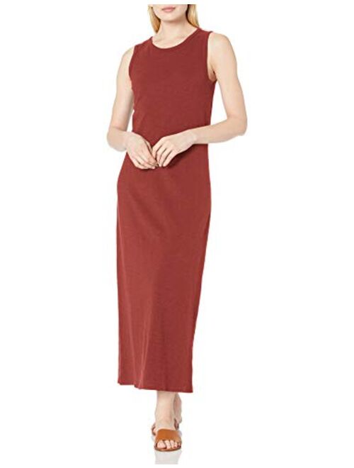Amazon Brand - Daily Ritual Women's Lived-in Cotton Sleeveless Maxi Dress