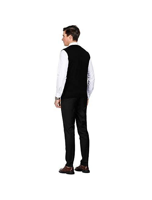 PJ PAUL JONES Essentials Men's Argyle V-Neck Sweater Vest