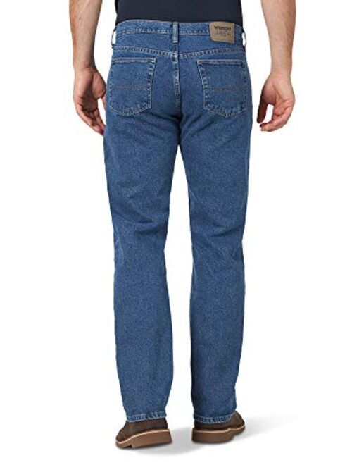 Buy Wrangler Authentics Men's Classic 5-Pocket Regular Fit Flex Jean ...