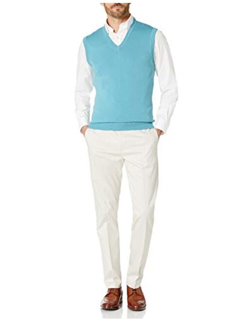 Amazon Brand - Buttoned Down Men's 100% Supima Cotton Sweater Vest