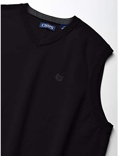 Chaps Men's Cotton V-Neck Sweater Vest