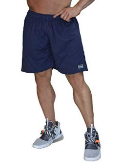 Relaxed Fit Navy Microfiber Dri-Fit Shorts