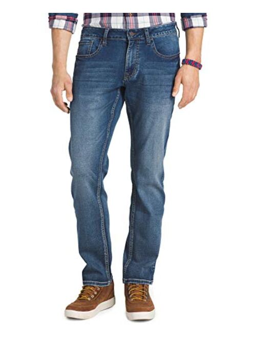 IZOD Men's Comfort Stretch Straight Fit Jeans