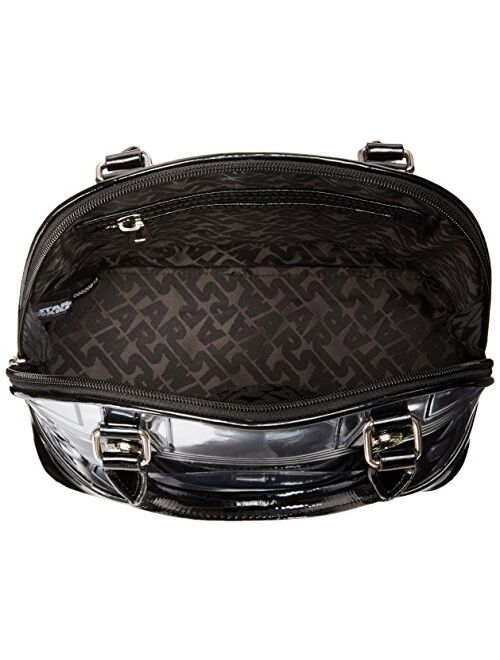 Loungefly Captain Phasma Silver Metallic Embossed Dome Top Handle Bag