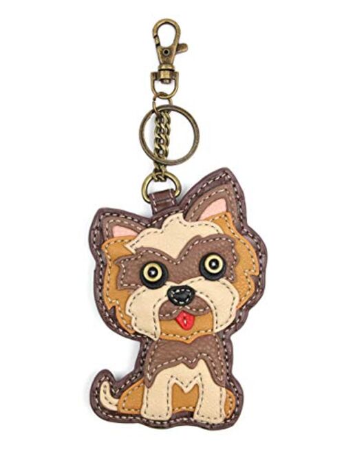 CHALA Yorkshire Terrier 's Gift Collection | Yorkie Theme Handbag 's Key fob/Small Coin Purse(Yorkie Keyfob)