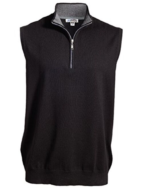 Edwards Garment Men's Lightweight Cotton Comfort Rib Knit Collar Vest