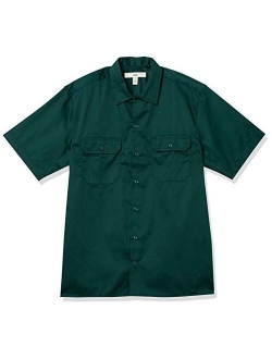 Men's Short-Sleeve Stain and Wrinkle-Resistant Work Shirt