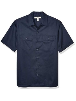 Men's Short-Sleeve Stain and Wrinkle-Resistant Work Shirt