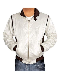Blingsoul White Lightweight Bomber Jackets for Men Premium Quality
