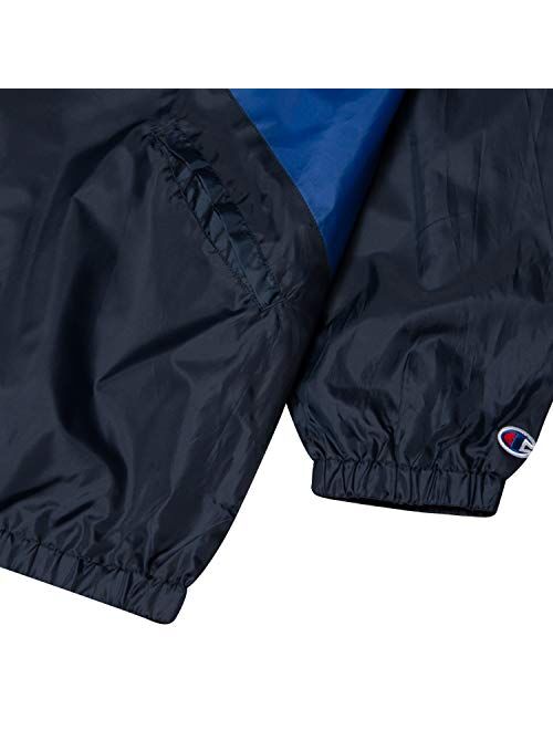 Champion Jackets Big and Tall Zip Up Hooded Nylon Windbreaker rain Men Jacket