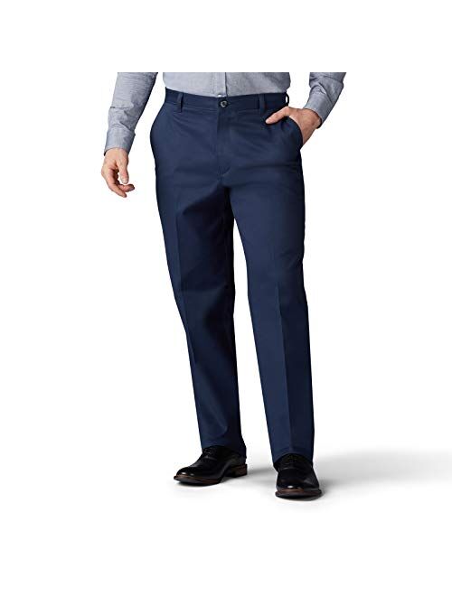 LEE Men's Total Freedom Stretch Straight Fit Flat Front Pant