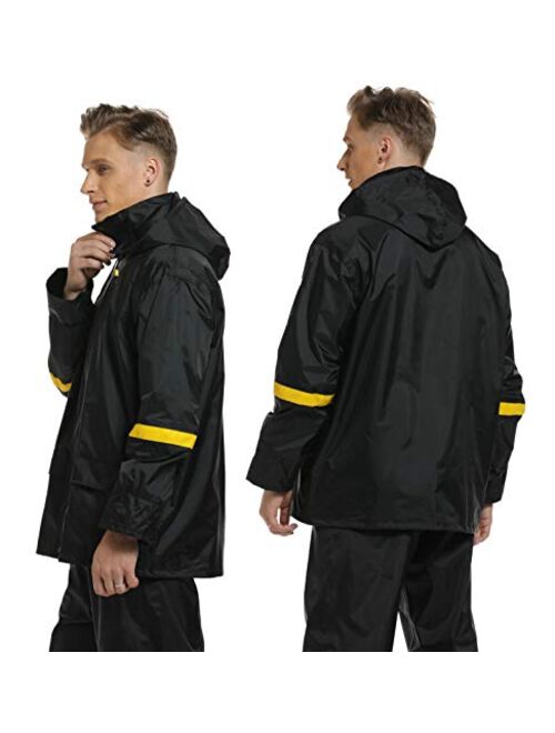 Ourcan Rain Suits for Men Fishing Rain Gear for Men Waterproof