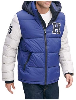 Men's Classic Hooded Puffer Jacket (Regular and Big and Tall Sizes)