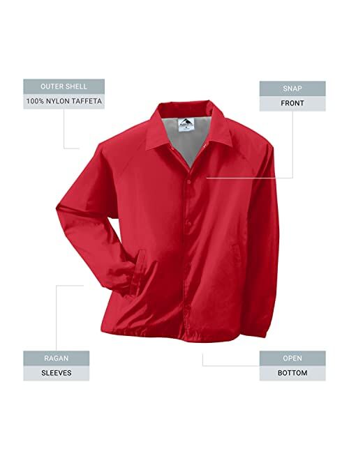 Augusta Sportswear Nylon Coach's Jacket/Lined