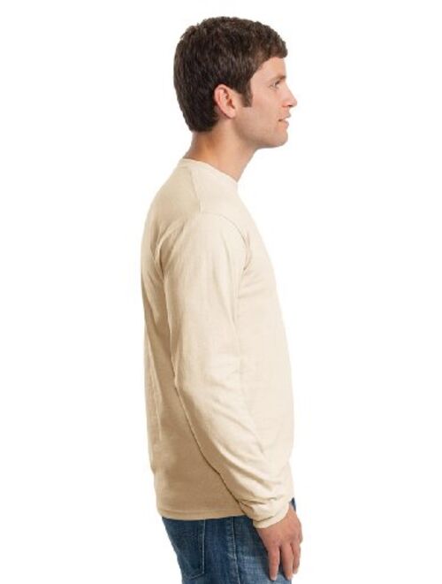 Gildan Men's Ultra Long Sleeve Rib-Knit Cuffs T-Shirt