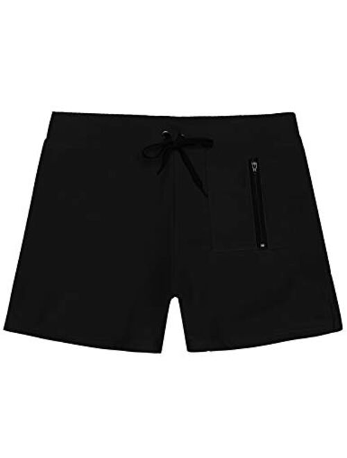 COOFANDY Men's Swimming Shorts Swimwear Swimsuit Boardshorts with Pocket