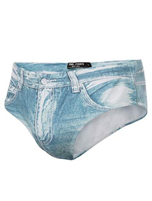 Men's Swimwear Jean Swim Briefs Speedo Swimsuit Men PJ PAUL - Main Image