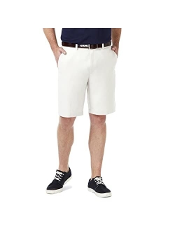 Men's Cool 18 Pro Straight Fit 4-Way Stretch Flat Front Expandable Waist Short with Big & Tall Sizes