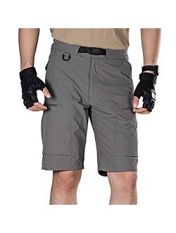 Men's Lightweight Breathable Quick Dry Tactical Shorts Hiking Cargo Shorts Nylon Spandex