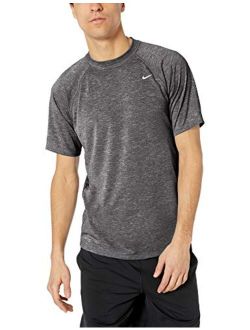 Men's UPF 40  Short Sleeve Rashguard Swim Tee