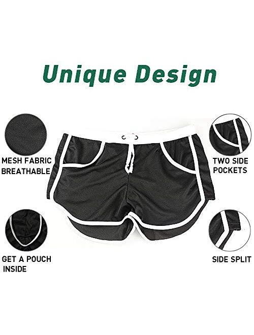 Rexcyril Men's Running Workout Bodybuilding Gym Shorts Athletic Sports Casual Short Pants