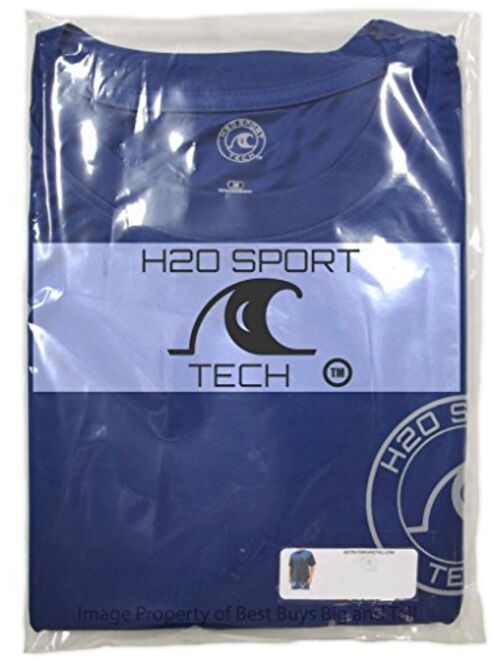 H2O Sport Tech Big and Tall Men's Long Sleeve Swim Shirt - Loose Fit