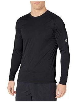 Men's Nike Dri-fit Long Sleeve Sun Protection  50 UPF Rashguard