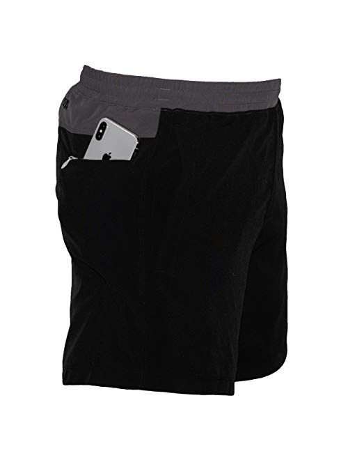 Meripex Apparel Men's Freeballer 8" Athetic Gym Performance Sport Shorts Perfect for Running, Weightlifting, and Yoga
