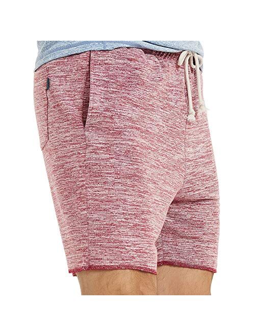 Athletic Running Shorts Men Knit Terry Gym Shorts for Men with Pockets