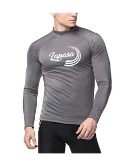 LAPASA Men's Long Sleeve Swimshirt M43