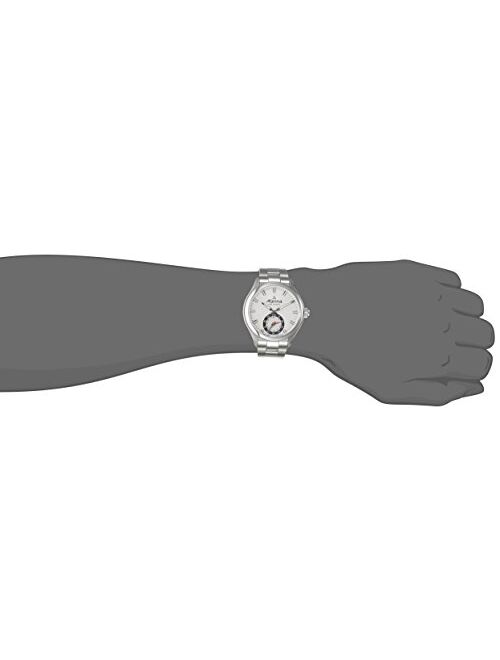 Alpina Men's AL-285S5AQ6B Horological Smart Analog Display Swiss Quartz Silver Watch