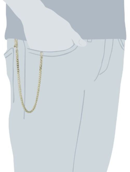 Charles-Hubert Paris Charles-Hubert, Paris 3547-G Gold-Plated Pocket Watch Chain