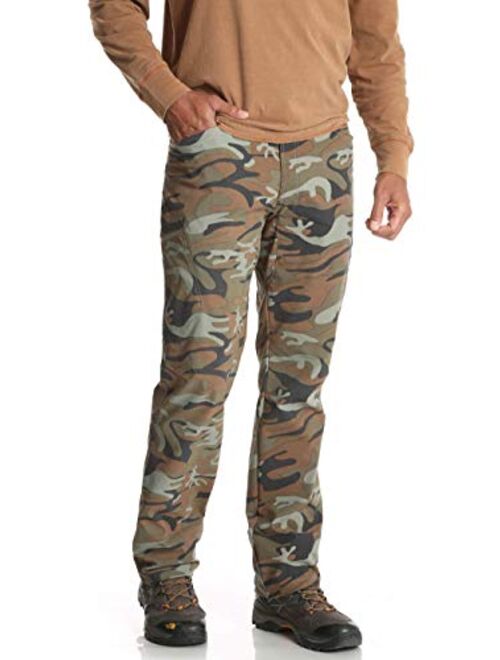 Wrangler Green Camo Outdoor Performance Comfort Flex Cargo Pants