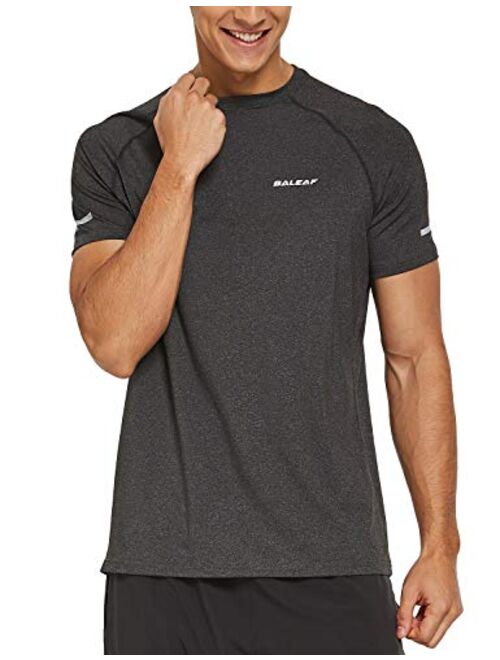 BALEAF Men's Quick Dry Short Sleeve T-Shirt Running Workout Shirts