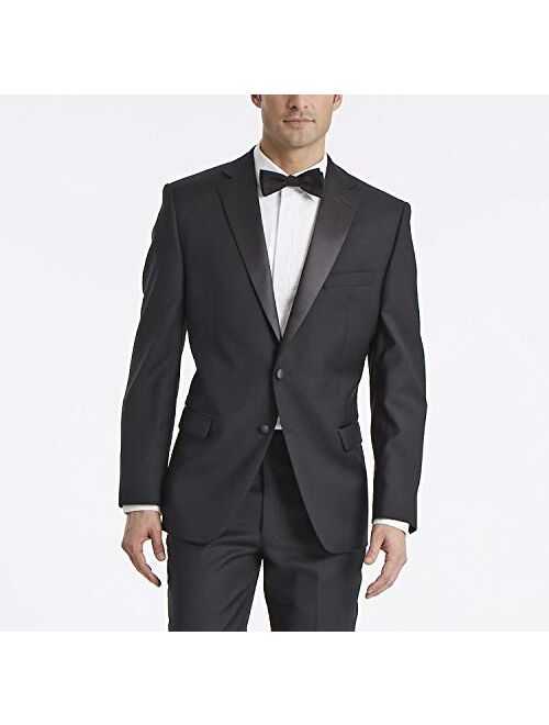 Calvin Klein Men's Modern Fit 100% Wool Tuxedo Suit Separates-Custom Jacket & Pant Size Selection