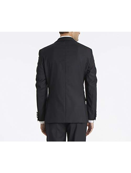 Calvin Klein Men's Modern Fit 100% Wool Tuxedo Suit Separates-Custom Jacket & Pant Size Selection
