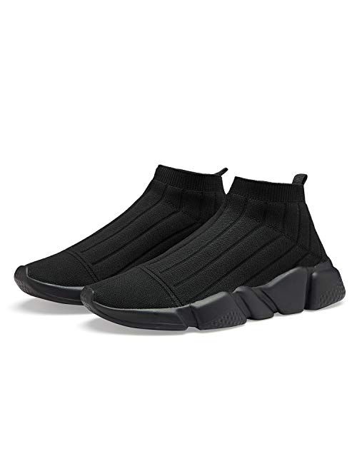 N / A Mens Balenciaga Look Tennis Shoes Sock Shoes Running Fashion Sneakers for Men Work Shoe Slip On Athletic Shoes