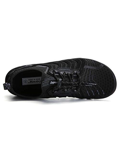 Leyang Mens Trail Running Shoes Womens Minimalist Comfortable Lightweight Barefoot Athletic Walking Jogging Sneakers