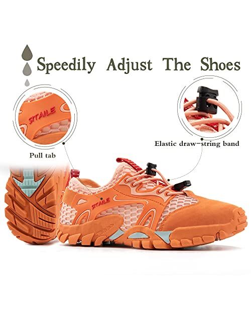 SITAILE Water Shoes Men Women Quick Dry Barefoot Aqua Swim River Shoes for Pool Beach Hiking Walking Shoes