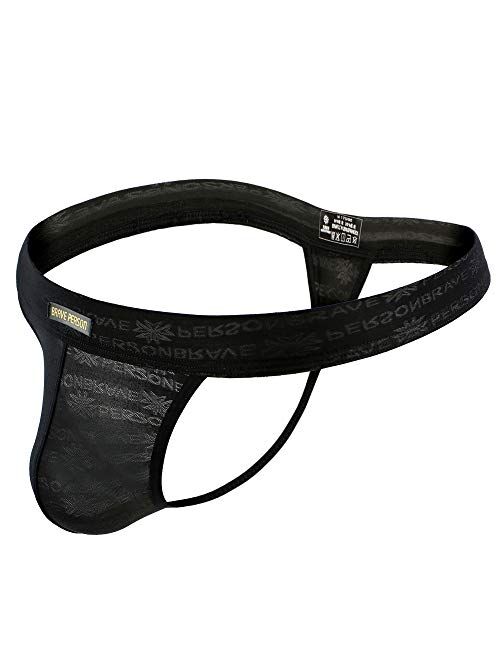 Arjen Kroos Men's Thong Underwear Soft Mesh Lace Stretch G-String Underwear