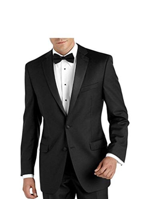 Adam Baker Men's Classic & Slim Fit Two-Piece Notch Lapel Tuxedo Suit