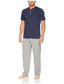 Men's 2-Piece Jersey Knit Pajama Set