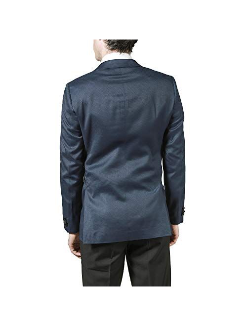 London Fog Men's Peak Lapel & Shawl Collar Regular Fit Two Piece Tuxedo Suit