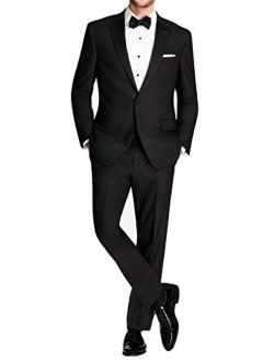 Tuxedo with Pleated Front, Adjustable Waist Pants