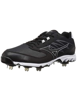 Men's 9-Spike Dominant IC Low Metal Baseball Cleat Athletic Shoe