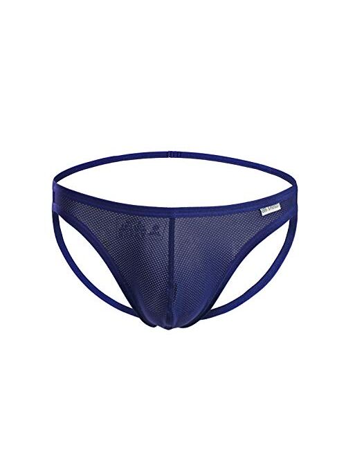 BRAVE PERSON Men's Underwear Jockstrap G-String Briefs Pouch Thong