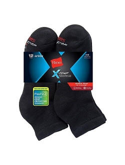 Men's FreshIQ X-Temp Active Cool Ankle Socks 12-Pack