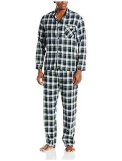 Men's Long Sleeve Flannel Pajamas