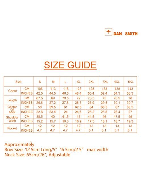 Dan Smith Men's Fashion Italy Series Plain Microfiber Fashion Vest Matching Bow Tie With Free Gift Bags